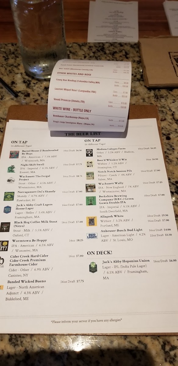 Menu Evviva Trattoria Marlborough-10