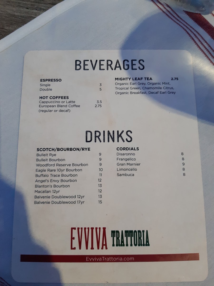 Menu Evviva Trattoria Marlborough-6